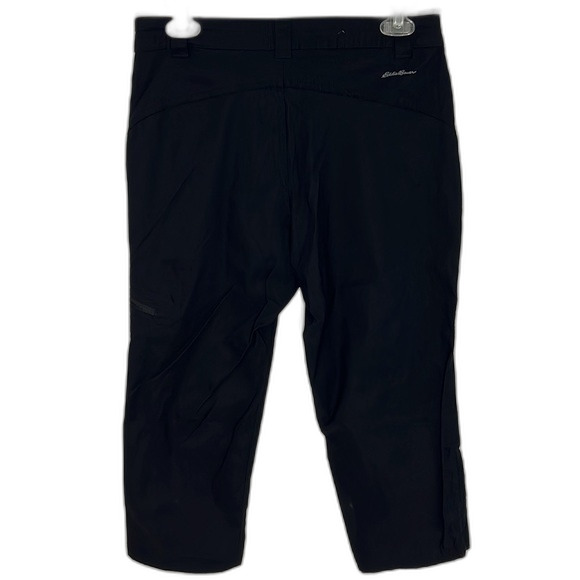 Eddie Bauer Lightweight Cropped Pants Black Size 4 - Picture 4 of 11